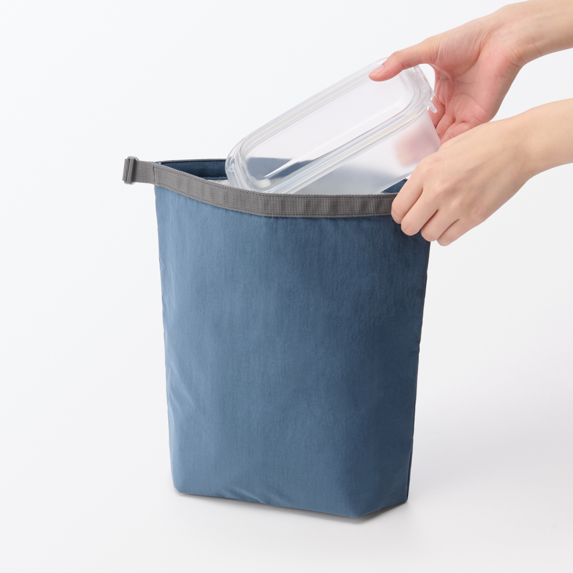 高さが変えられる　ランチバッグ　ロールトップタイプ　大