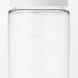 持ち運びやすい　目盛り付き　ドリンクボトル