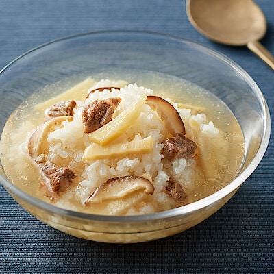 【季節限定】ごはんにかける　冷やし牛だしクッパ　１８０ｇ（１人前）