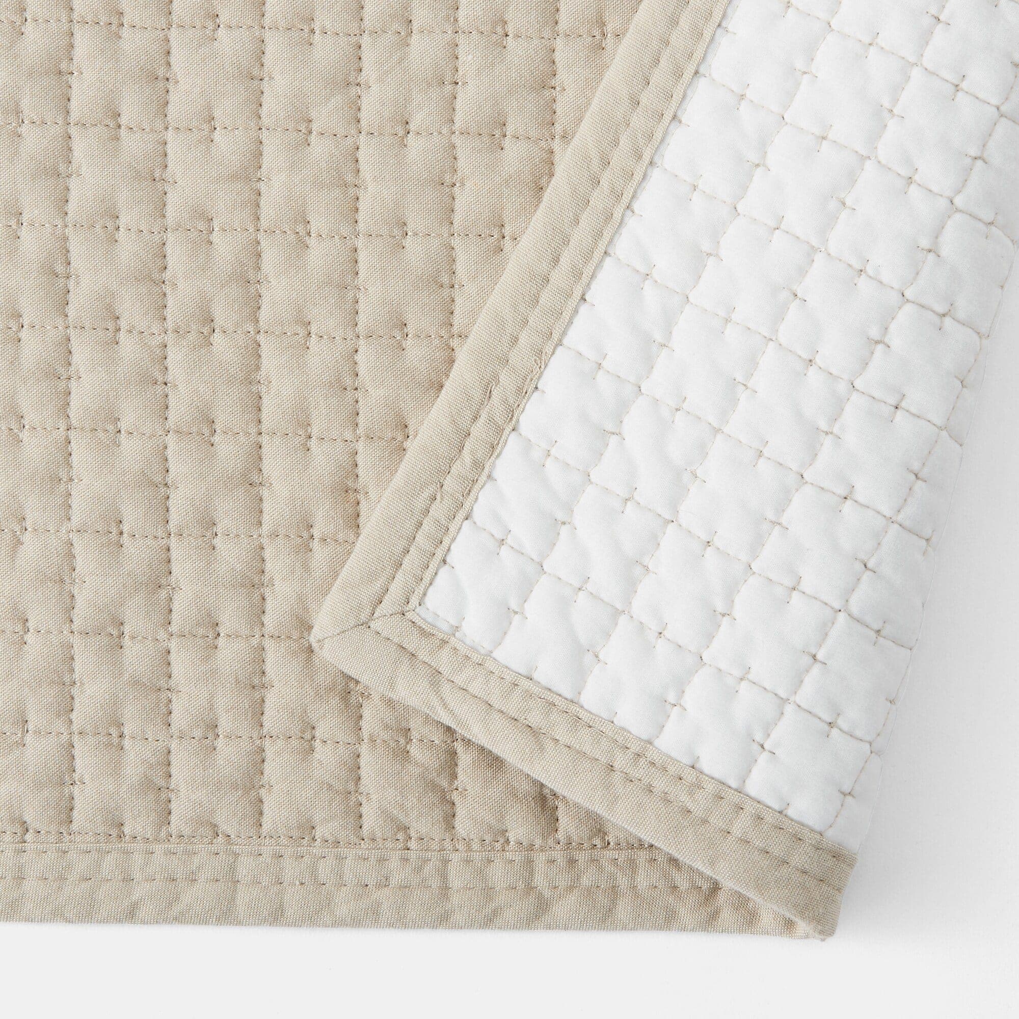 洗いざらしの綿キルティングラグ | 無印良品