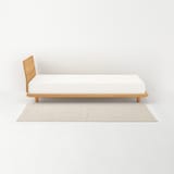 洗いざらしの綿キルティングラグ