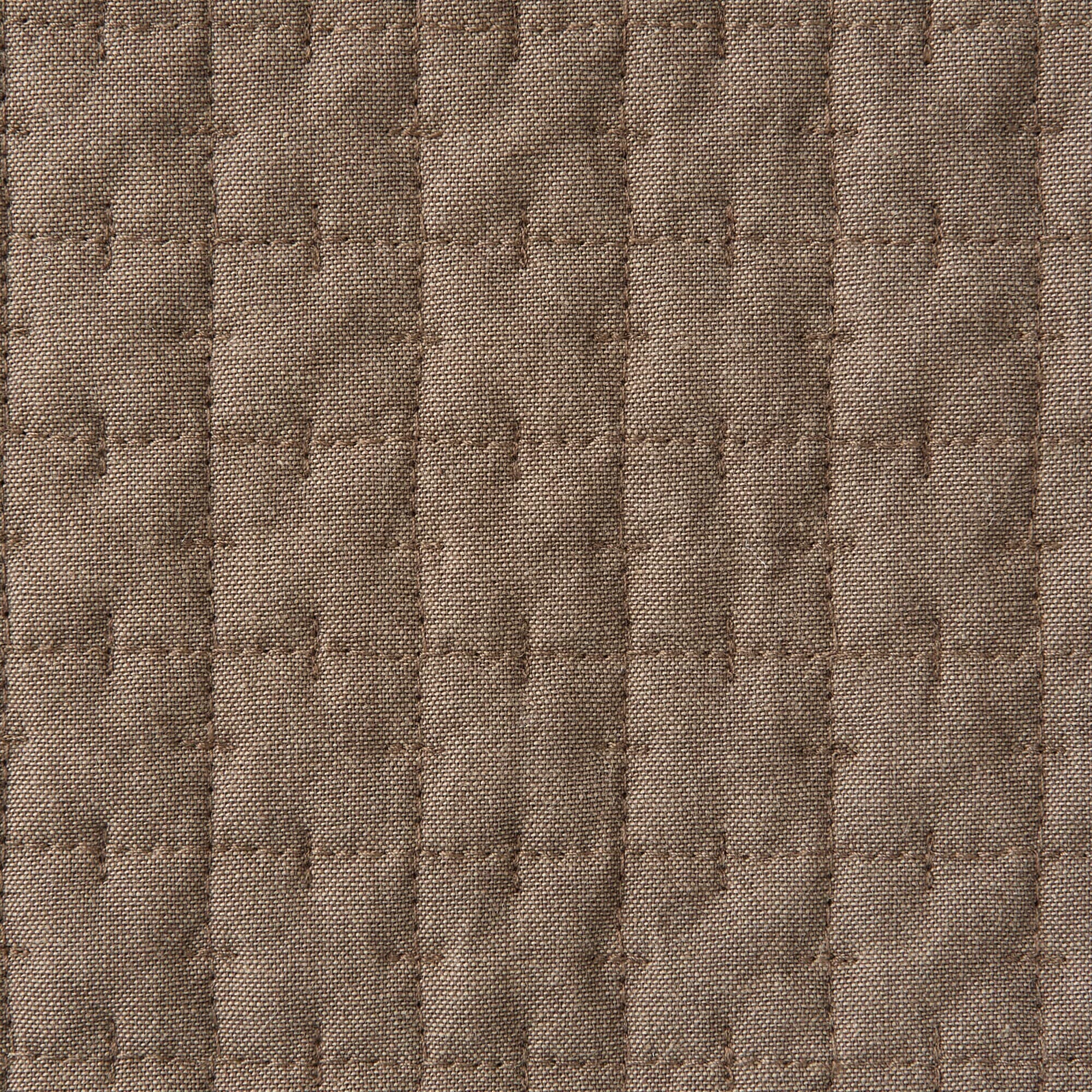 洗いざらしの綿キルティングラグ