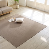 洗いざらしの綿キルティングラグ