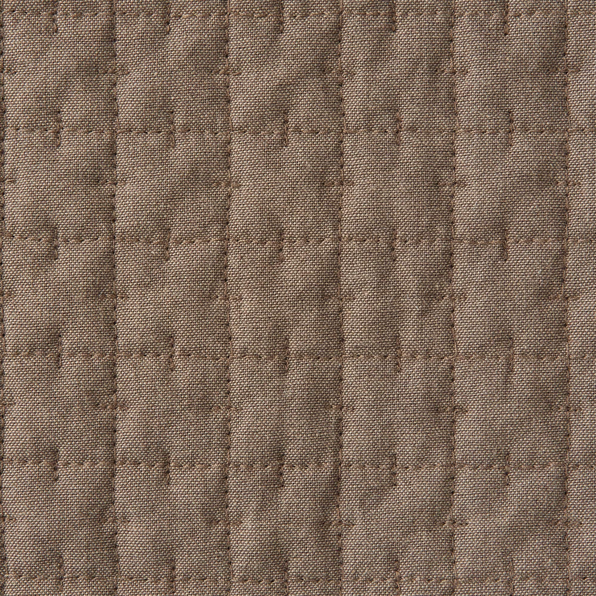 洗いざらしの綿キルティングラグ