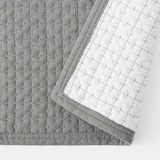 洗いざらしの綿キルティングラグ