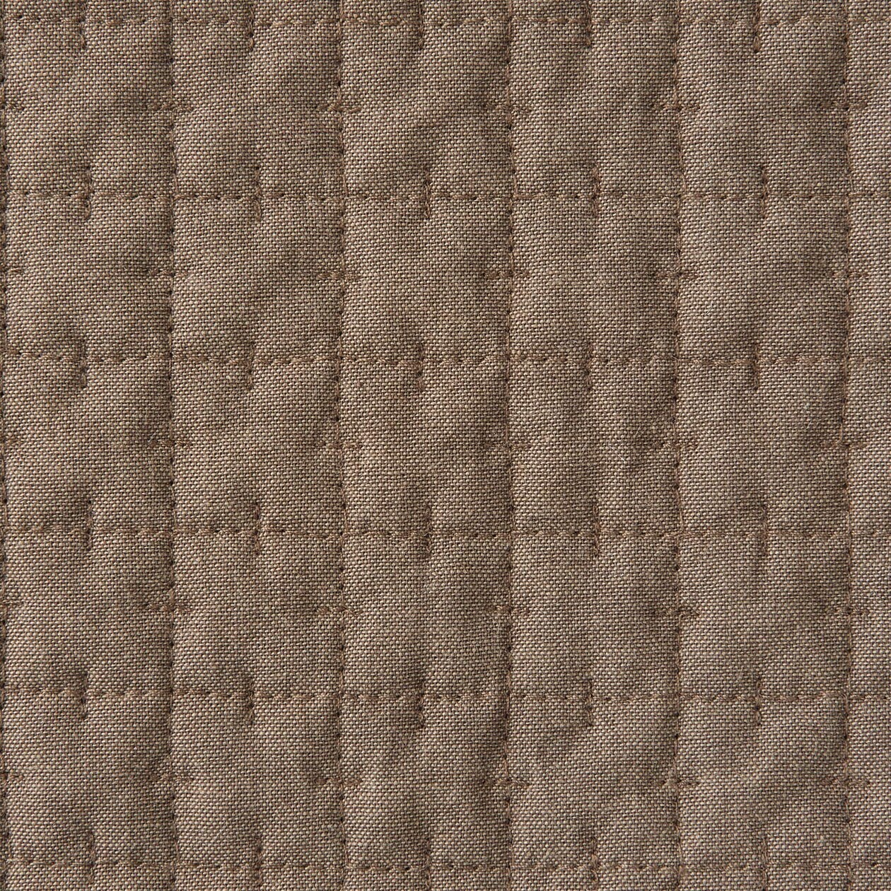 洗いざらしの綿キルティングラグ