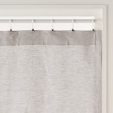 麻平織ノンプリーツカーテン