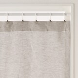 麻平織ノンプリーツカーテン