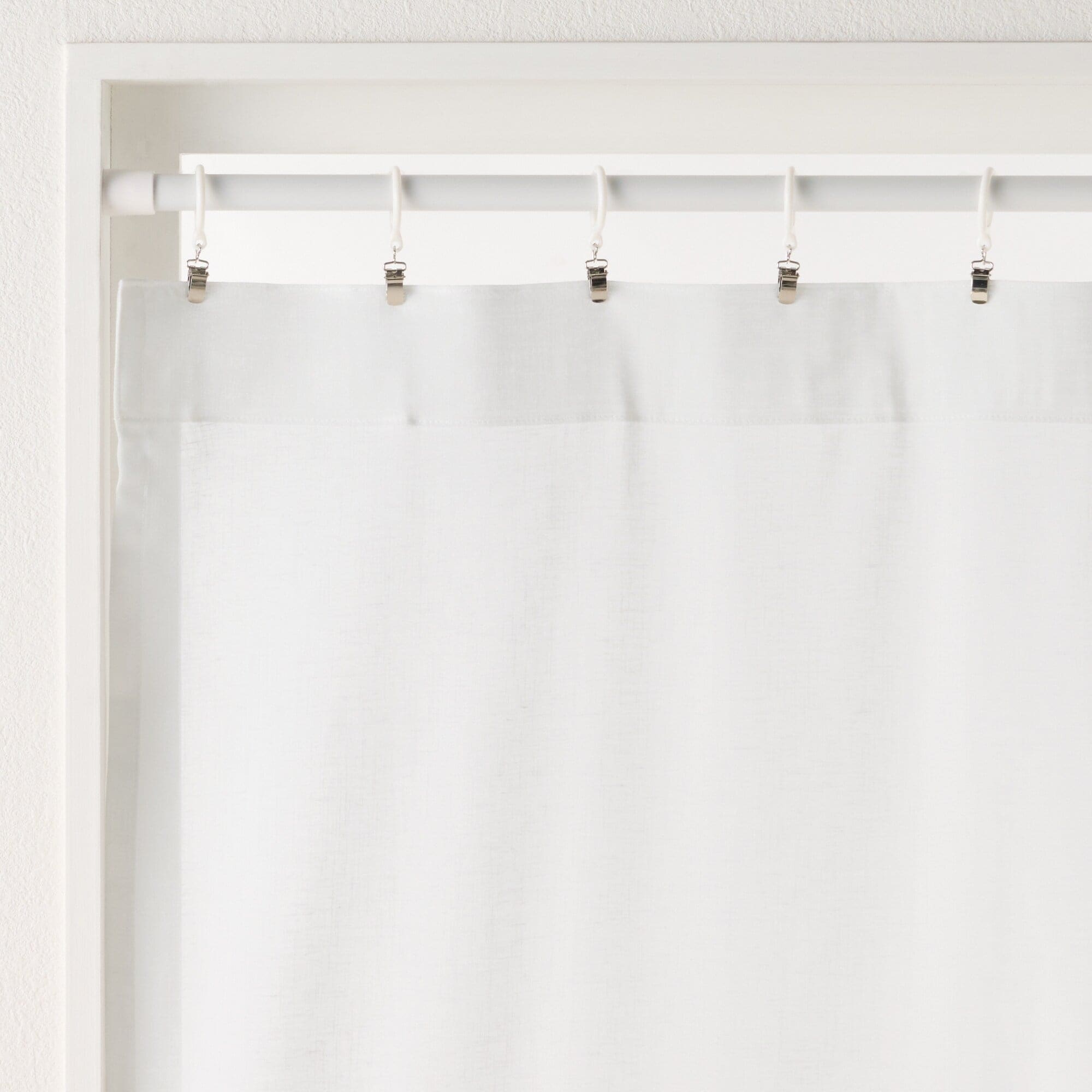 ポリエステルスラブボイルノンプリーツカーテン