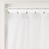 ポリエステルスラブボイルノンプリーツカーテン