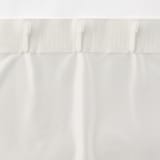 熱を通しにくく透けにくいレースノンプリーツカーテン