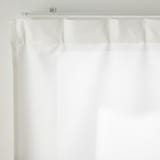 熱を通しにくく透けにくいレースノンプリーツカーテン