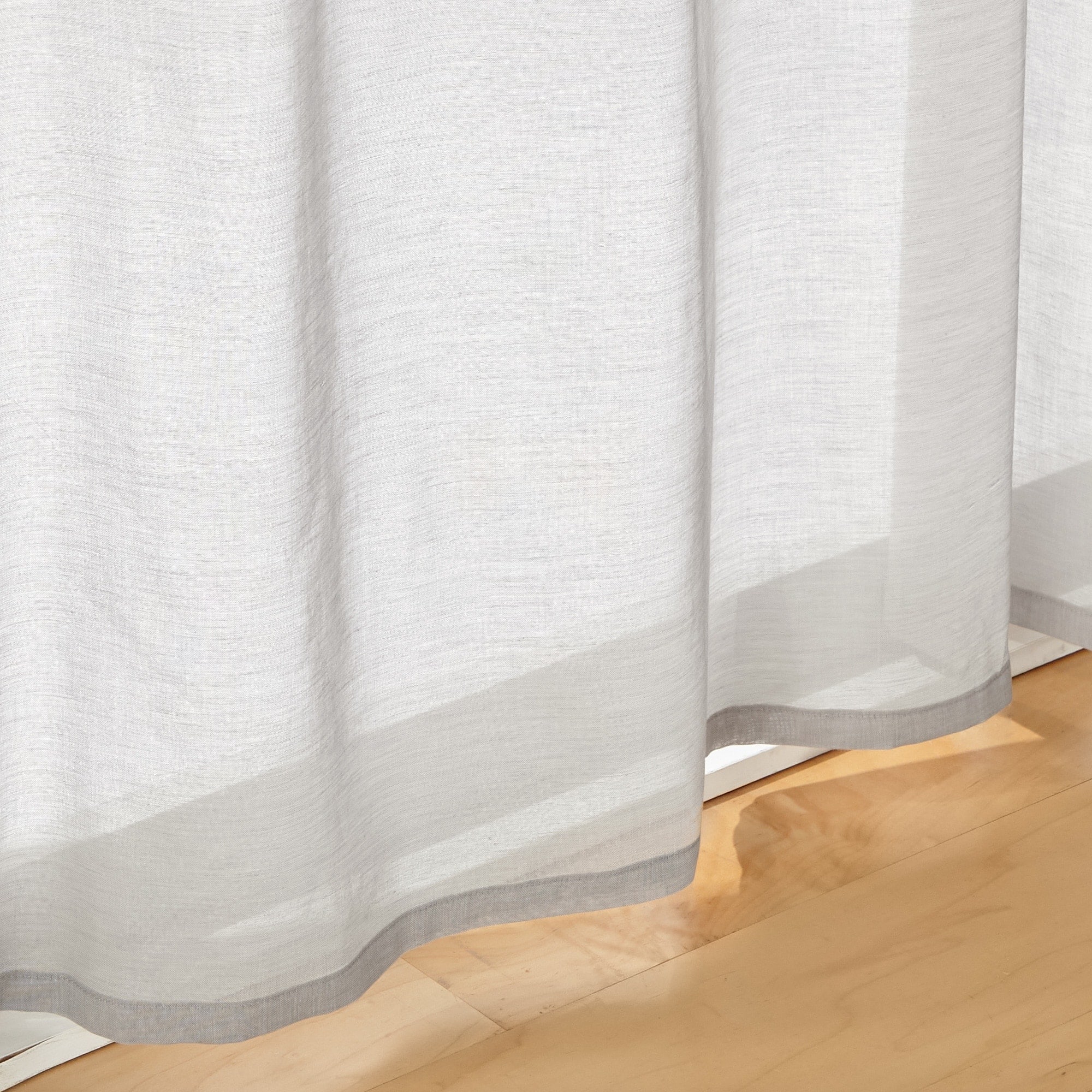 綿ボイルノンプリーツレースカーテン | 無印良品