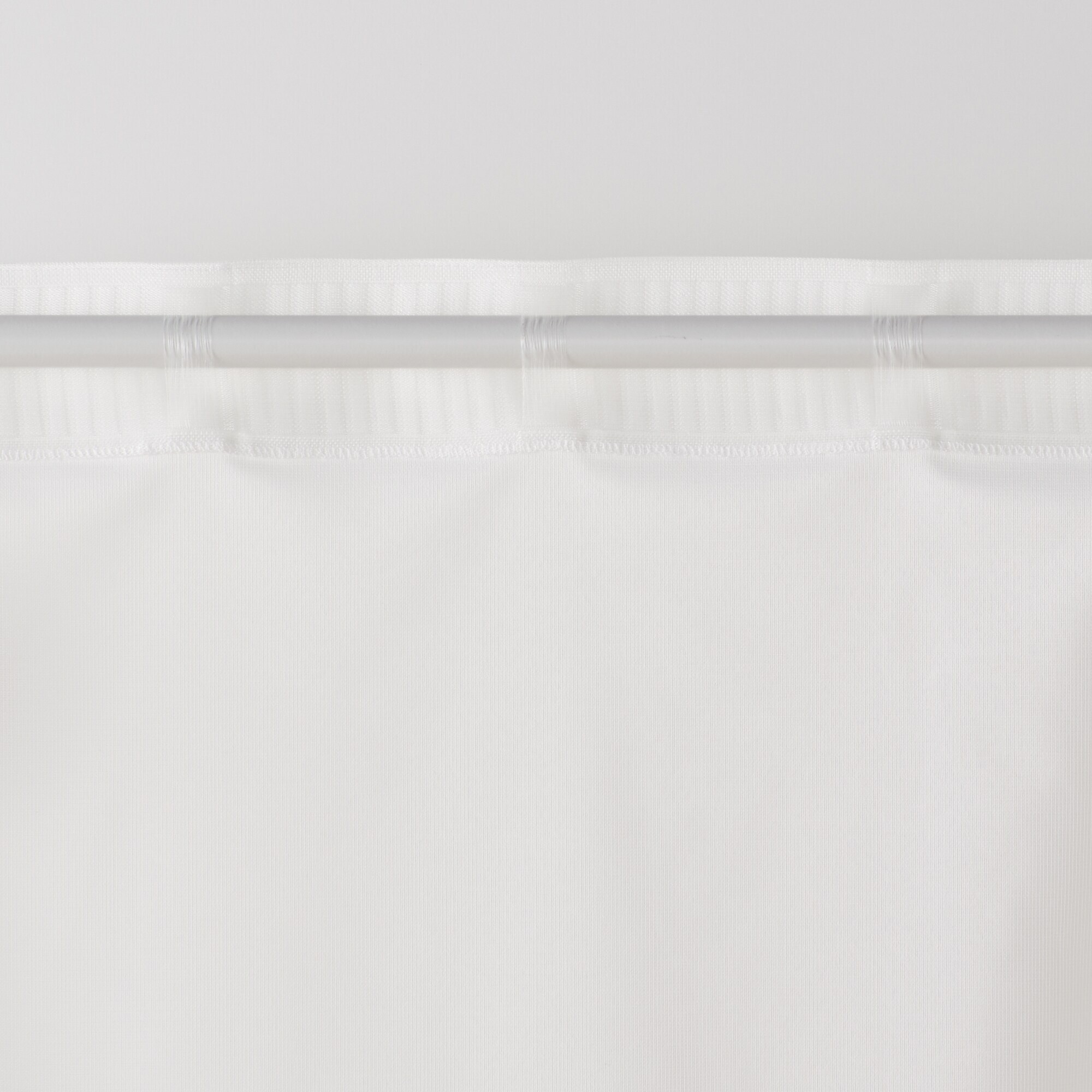 防カビ　ポリエステルノンプリーツレースカーテン