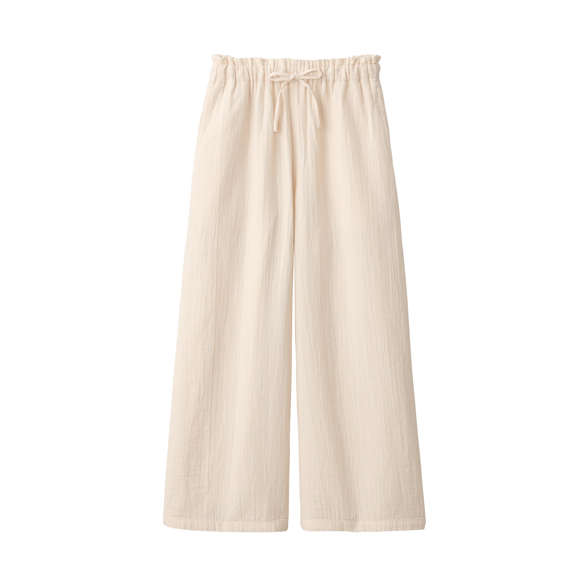 婦人 ふんわりしぼガーゼ ロングパンツ | 無印良品