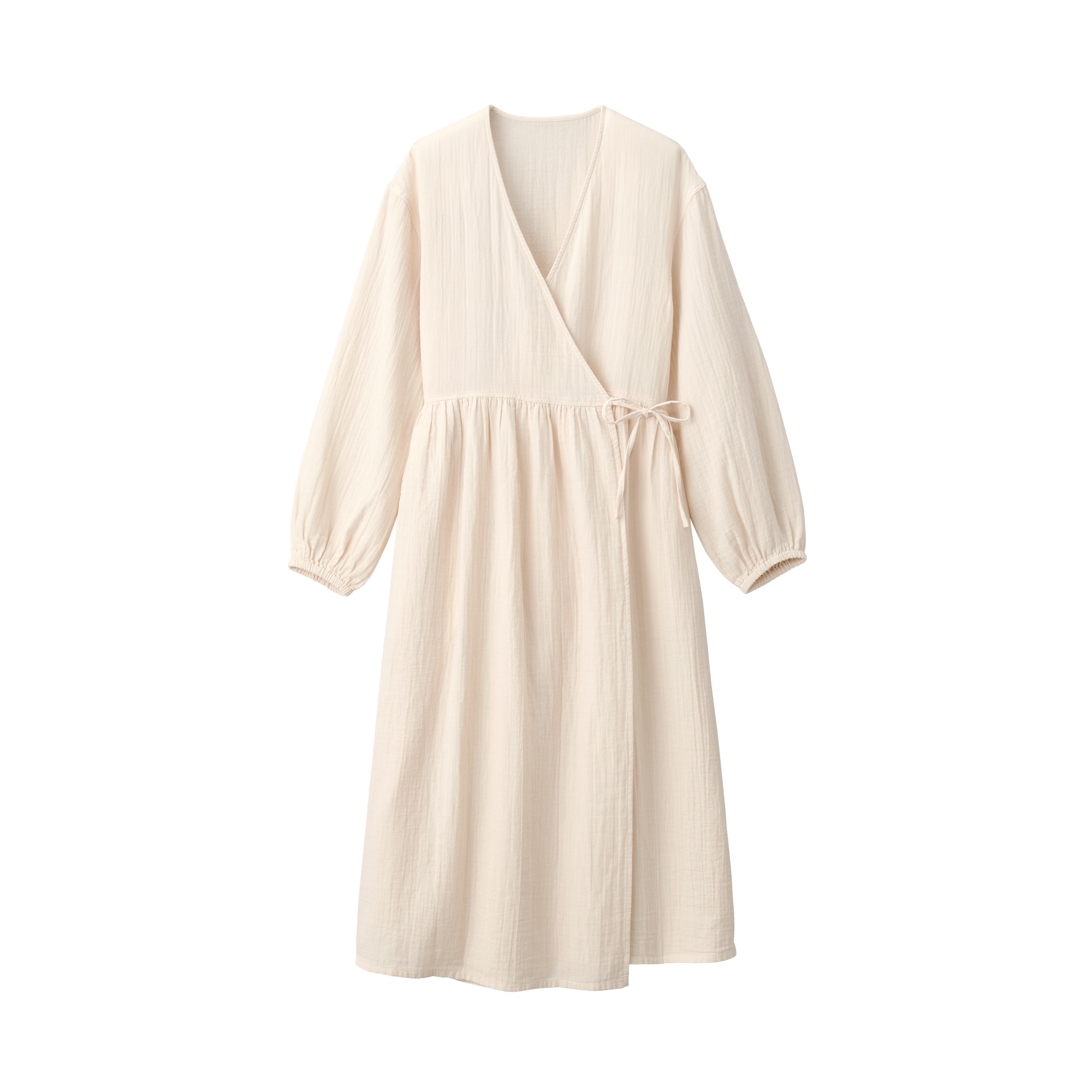 MUJI (無印良品) - 無印良品   ふんわりしぼガーゼ　ロングカーディガン  L2点  ほか 婦人 ふんわりしぼガーゼ ロングカーディガン | 無印良品