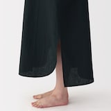 婦人　ふんわりしぼガーゼ　ロングワンピース