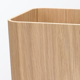 木製ごみ箱・袋止めワイヤー付・角型