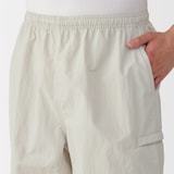 紳士　撥水ナイロンポケッタブルショートパンツ