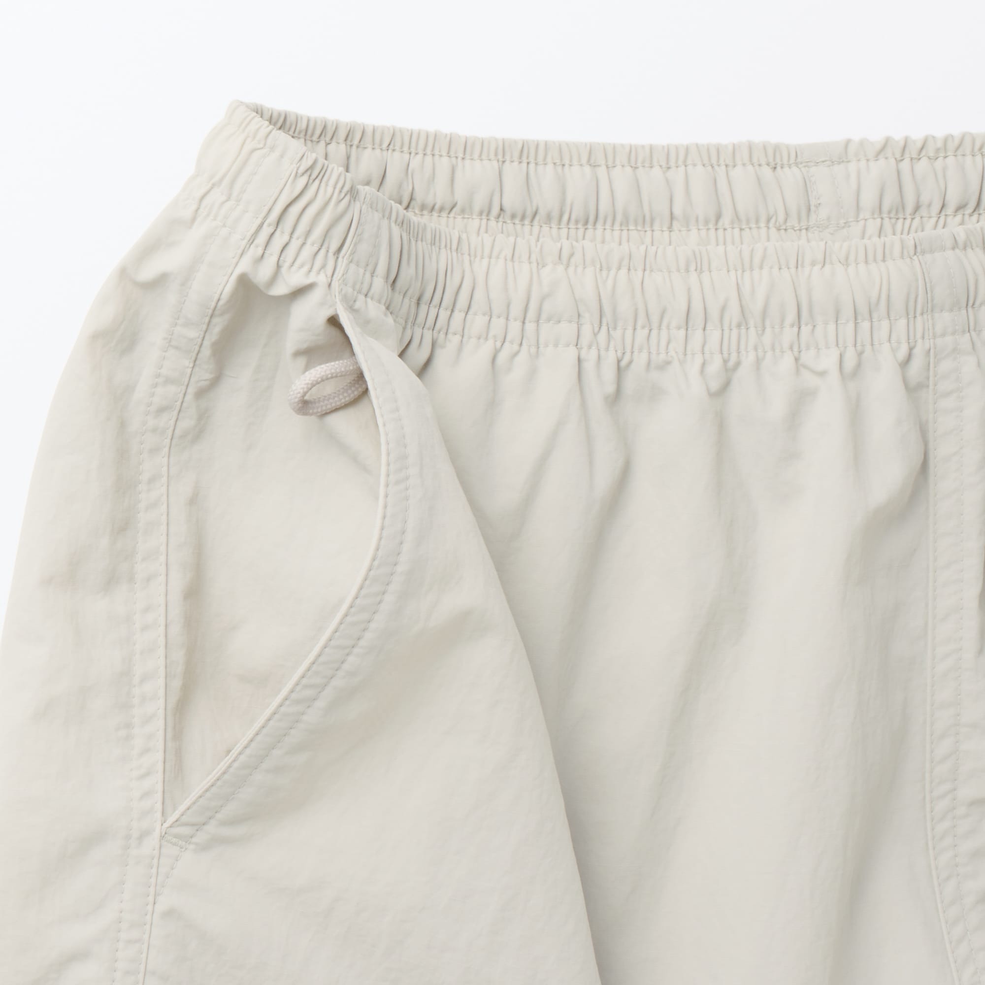 紳士　撥水ナイロンポケッタブルショートパンツ