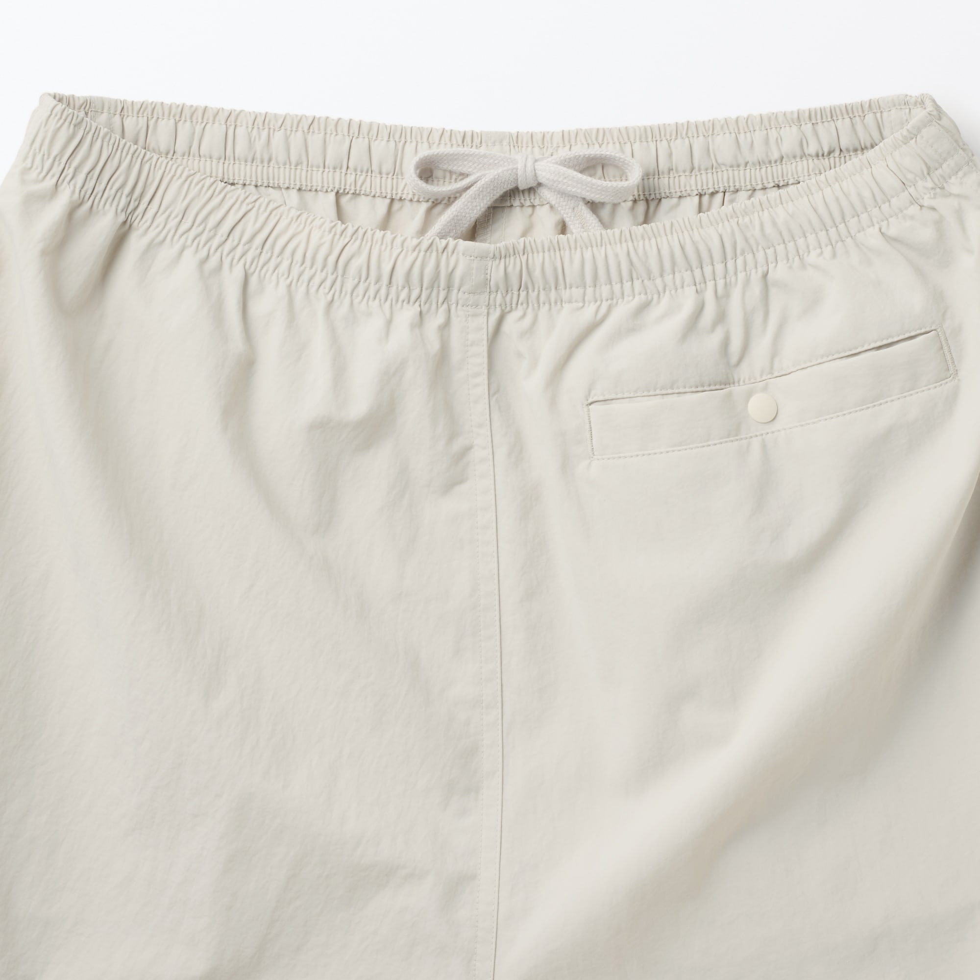 紳士　撥水ナイロンポケッタブルショートパンツ