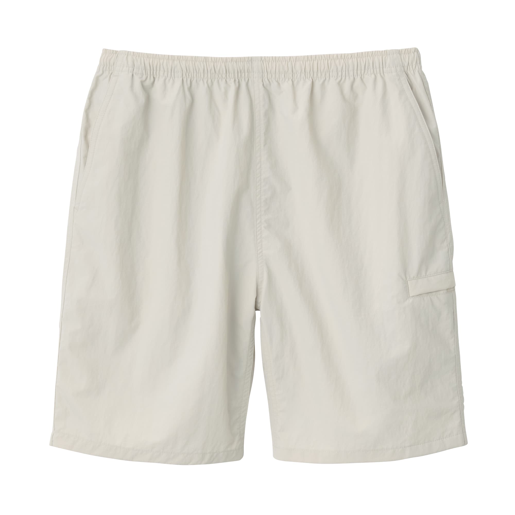 紳士　撥水ナイロンポケッタブルショートパンツ