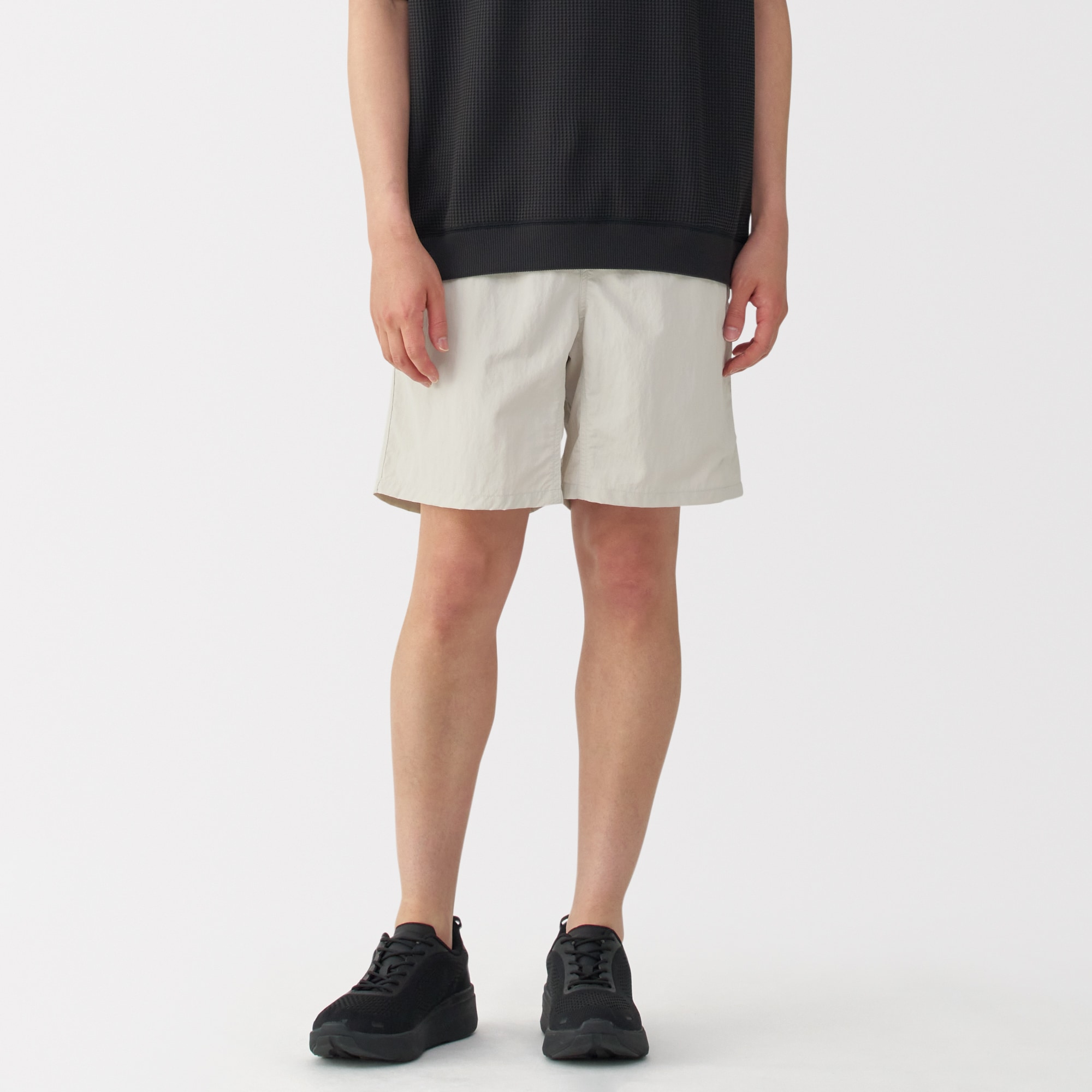 紳士 撥水ナイロンポケッタブルショートパンツ | 無印良品