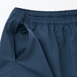 紳士　撥水ナイロンポケッタブルショートパンツ