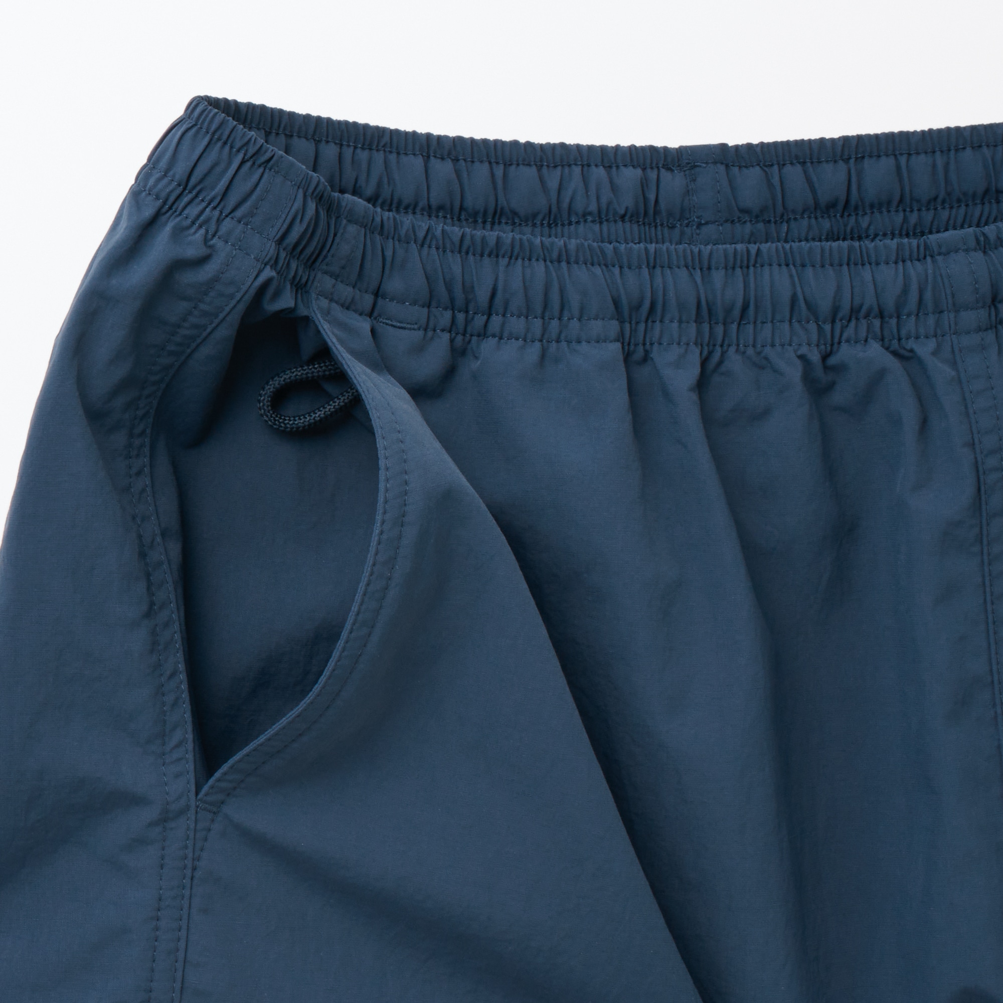 紳士　撥水ナイロンポケッタブルショートパンツ