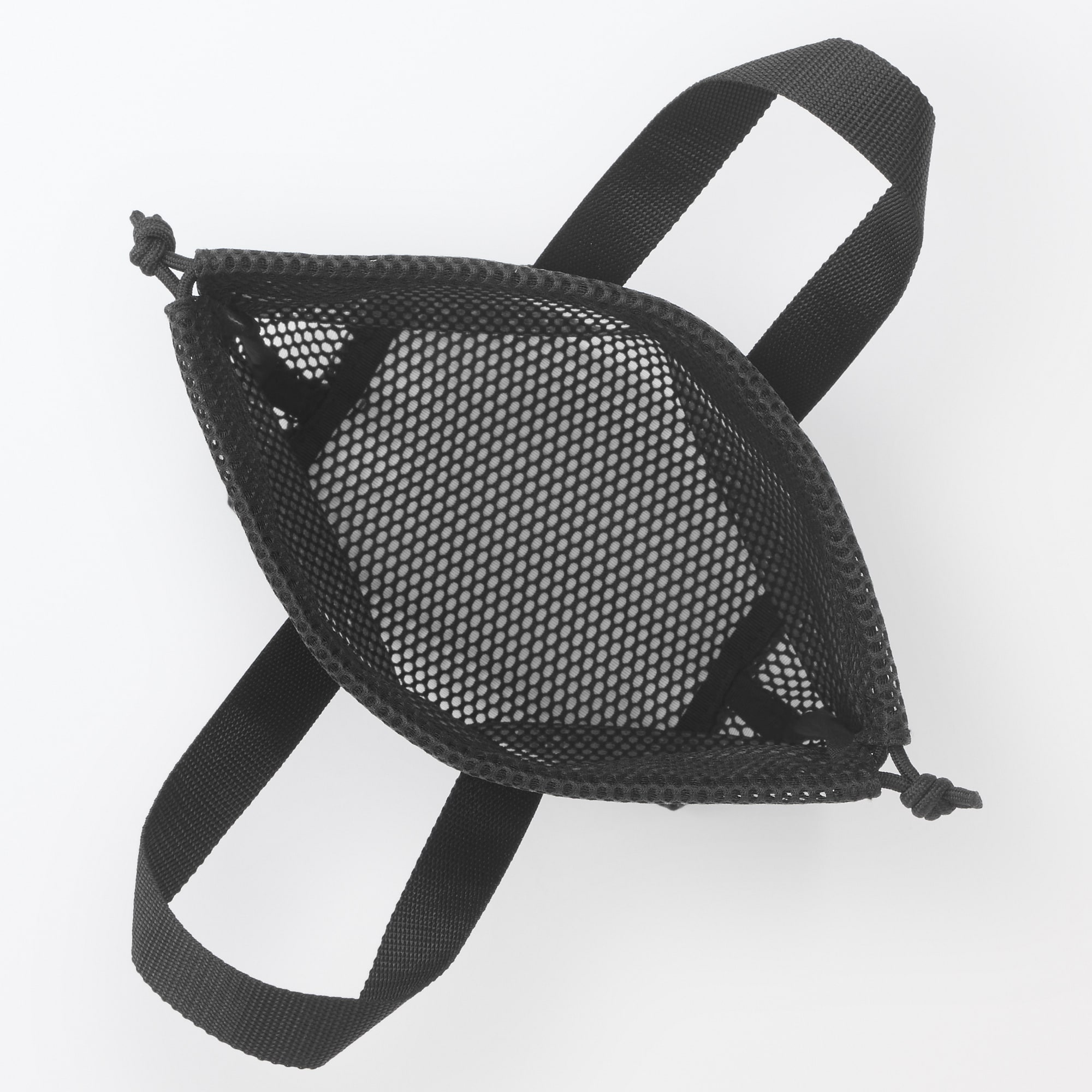 立体メッシュ持ち手付き巾着