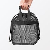 立体メッシュ持ち手付き巾着