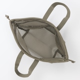 立体メッシュ持ち手付き巾着