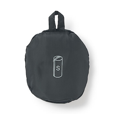 ポリエステルたためる仕分けケース・筒形　Ｓ　約１１×１１×２６ｃｍ