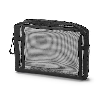 ナイロンメッシュポーチ　約１８．５×４×１２ｃｍ