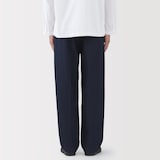 紳士　インディゴタックワイドパンツ