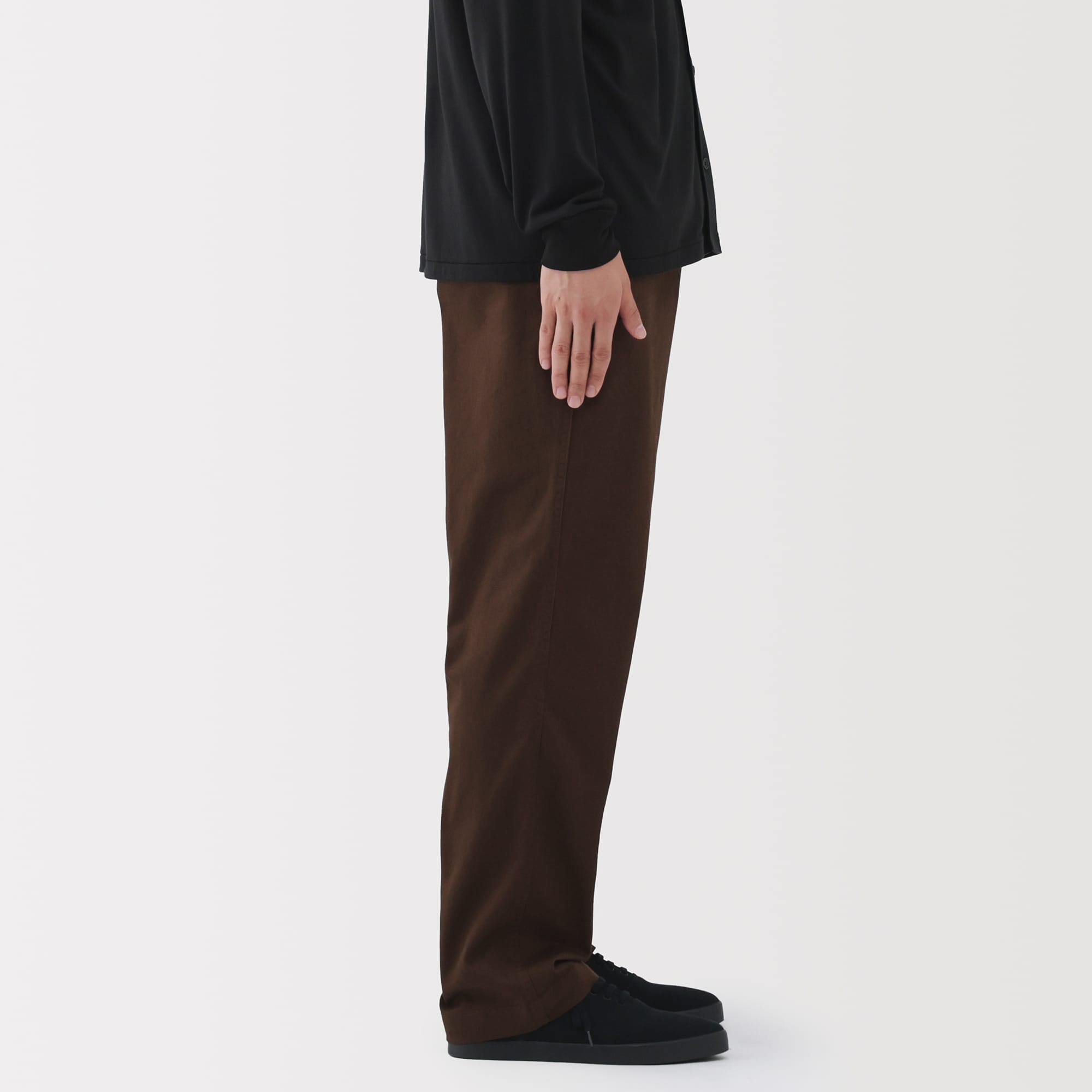 紳士 洗いざらしチノワイドパンツ | 無印良品