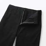 紳士　洗いざらしチノワイドパンツ