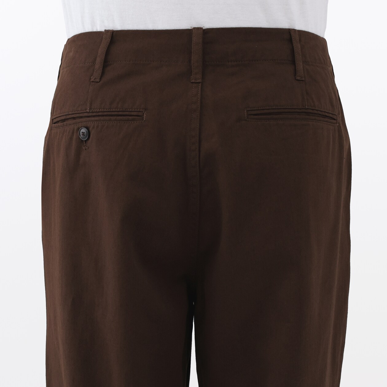 紳士　洗いざらしチノワイドパンツ