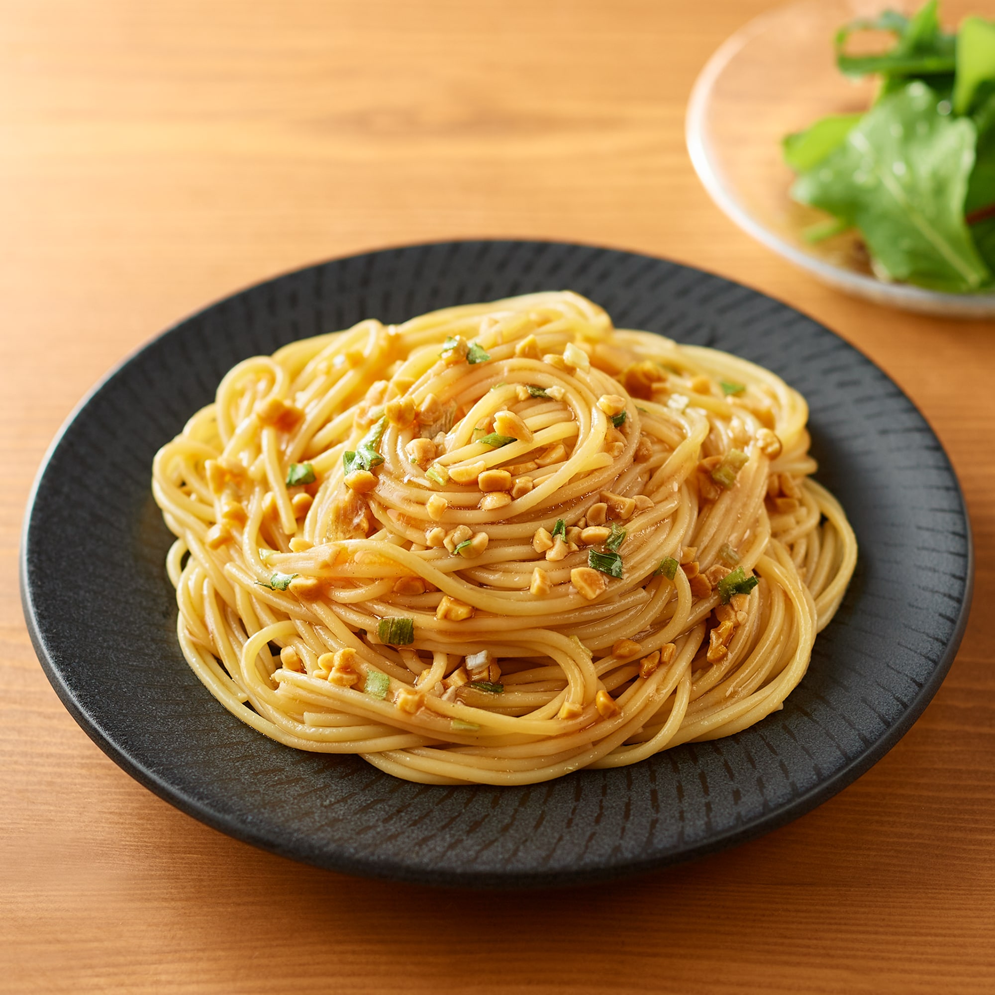 あえるだけのパスタソース　ひきわり納豆とだし醬油