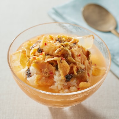 【季節限定】冷やし茶漬け　キムチとザーサイ（２食）