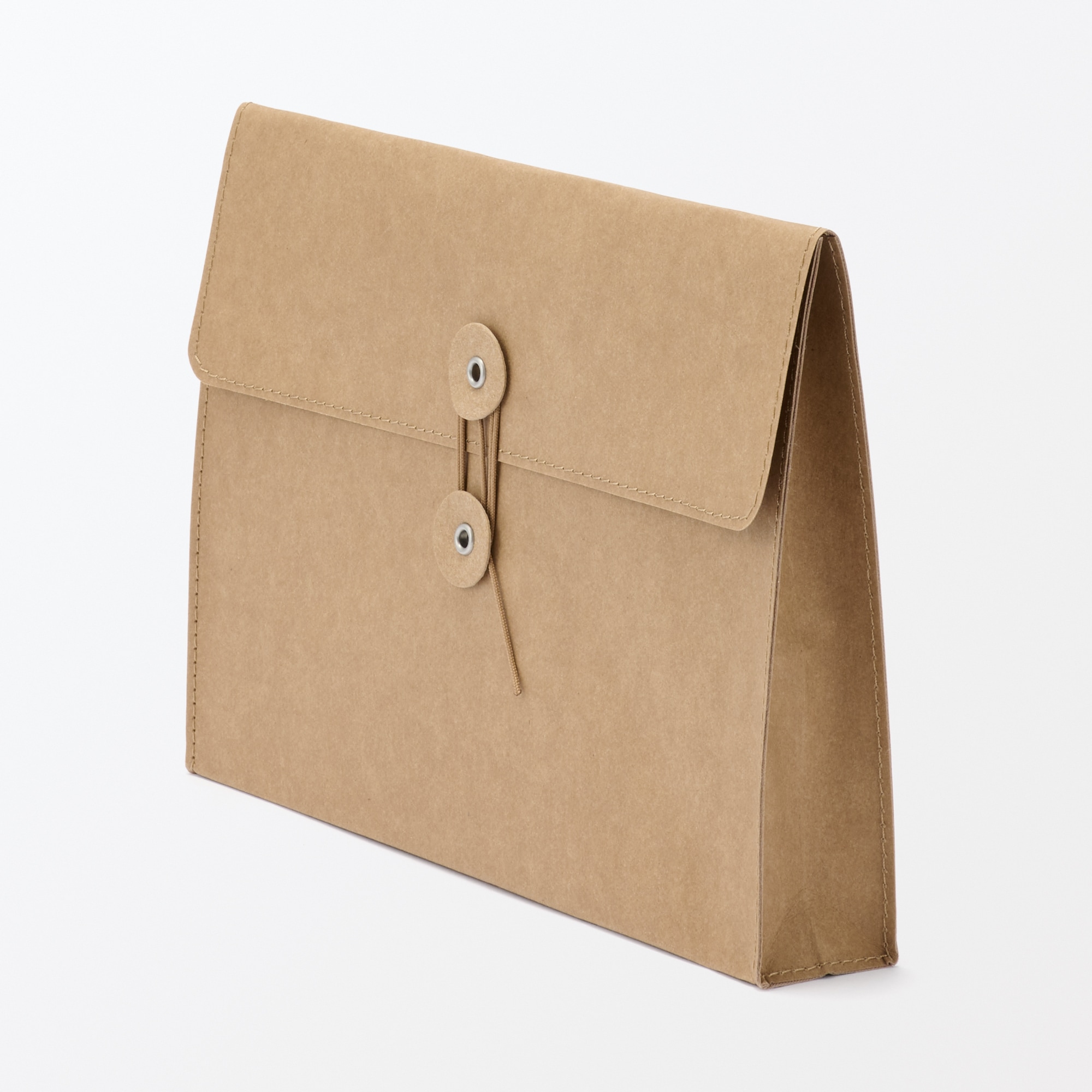 ジーンズラベル 書類ケース 玉ひも付き | 無印良品