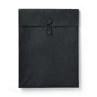 【Ａ４用】ジーンズラベル　書類ケース　玉ひも付き