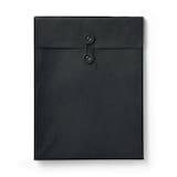 ジーンズラベル　書類ケース　玉ひも付き