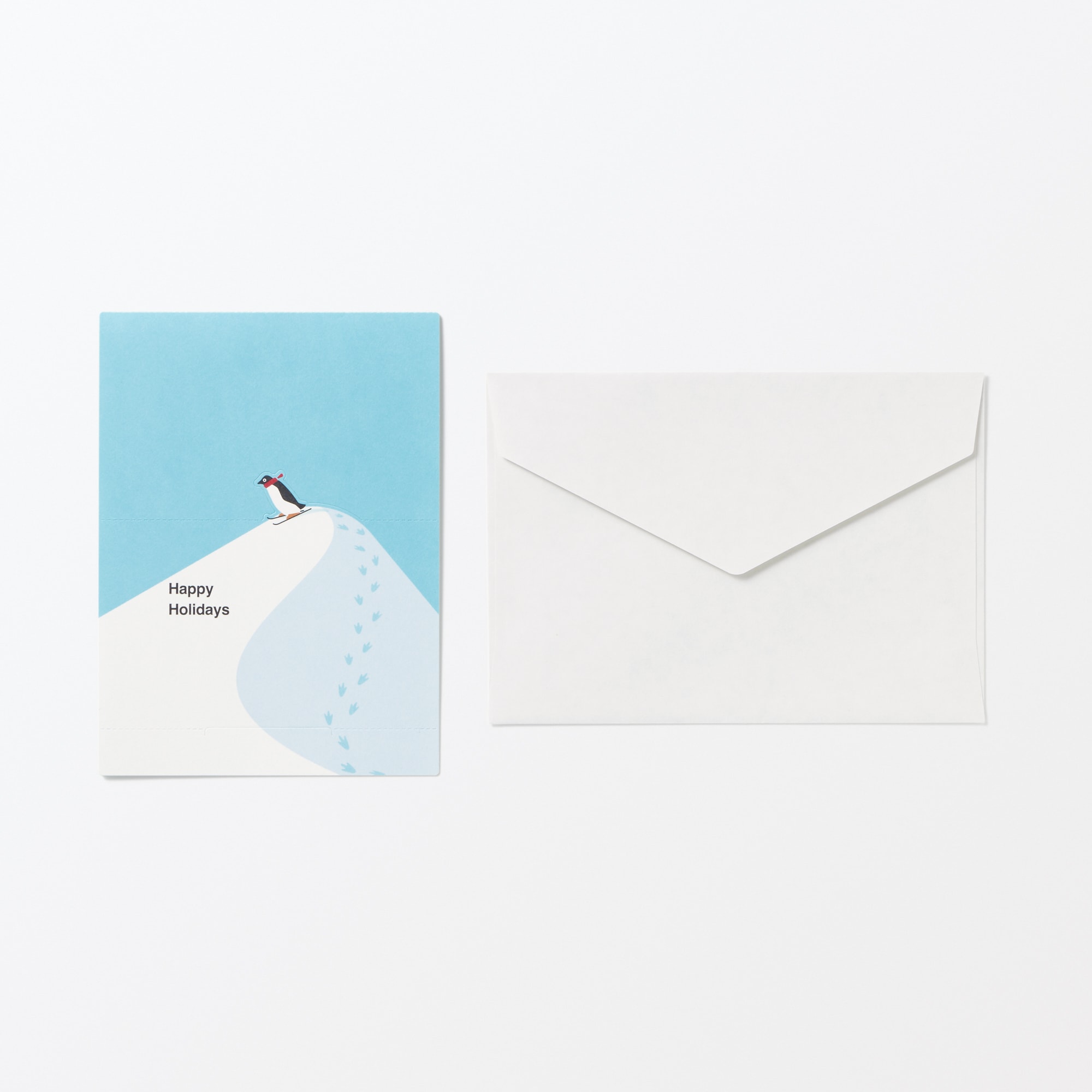 めくって楽しむ　カウントダウンカード　ペンギン柄