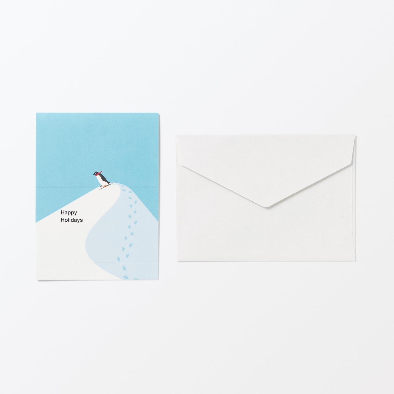 めくって楽しむ　カウントダウンカード　ペンギン柄