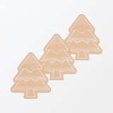 ノートの表紙でできたメッセージカード　ツリー柄