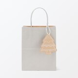 ノートの表紙でできたメッセージカード　ツリー柄