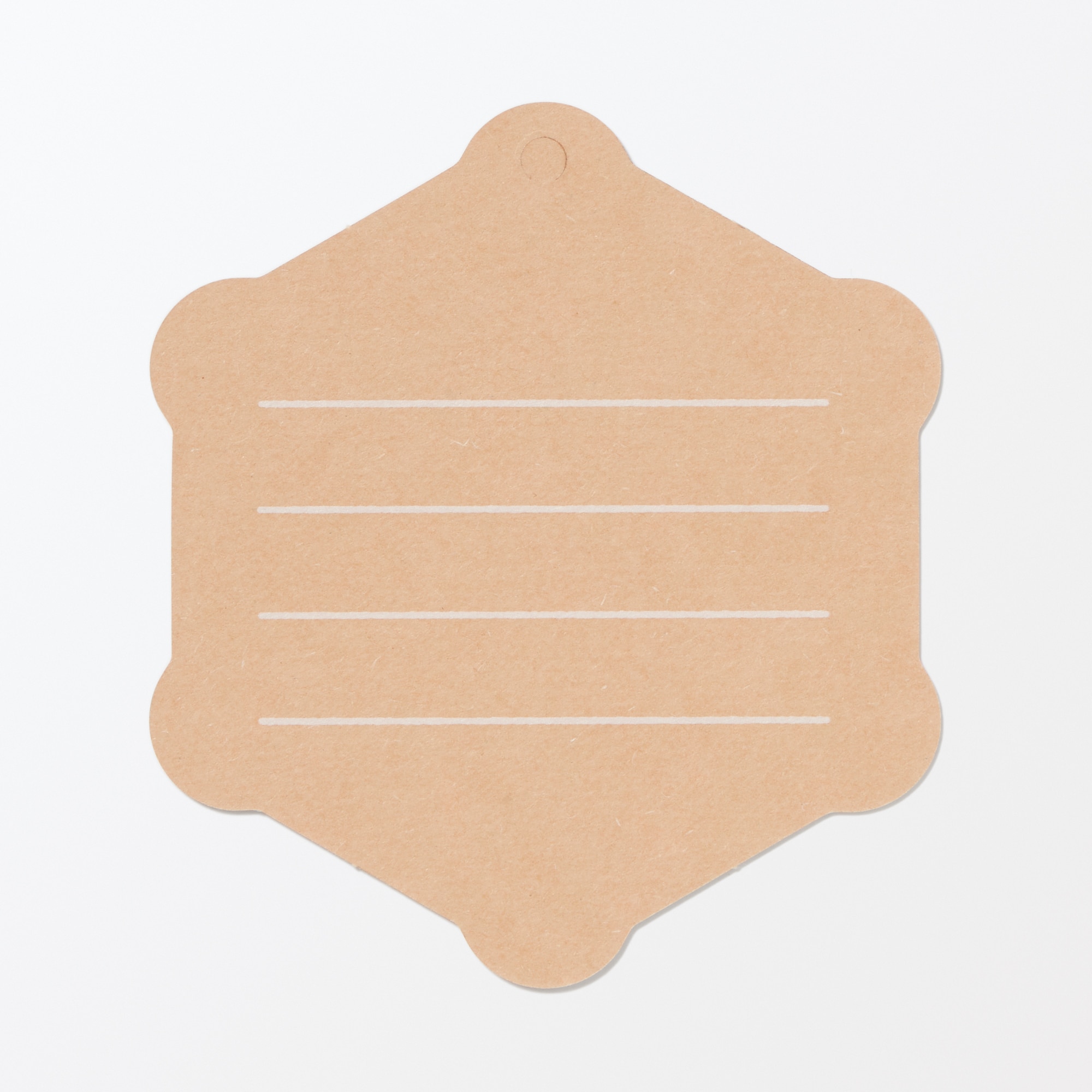 ノートの表紙でできたメッセージカード　雪柄