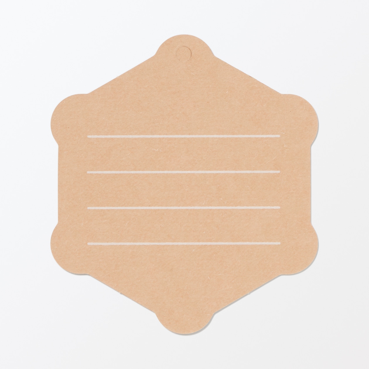 ノートの表紙でできたメッセージカード　雪柄