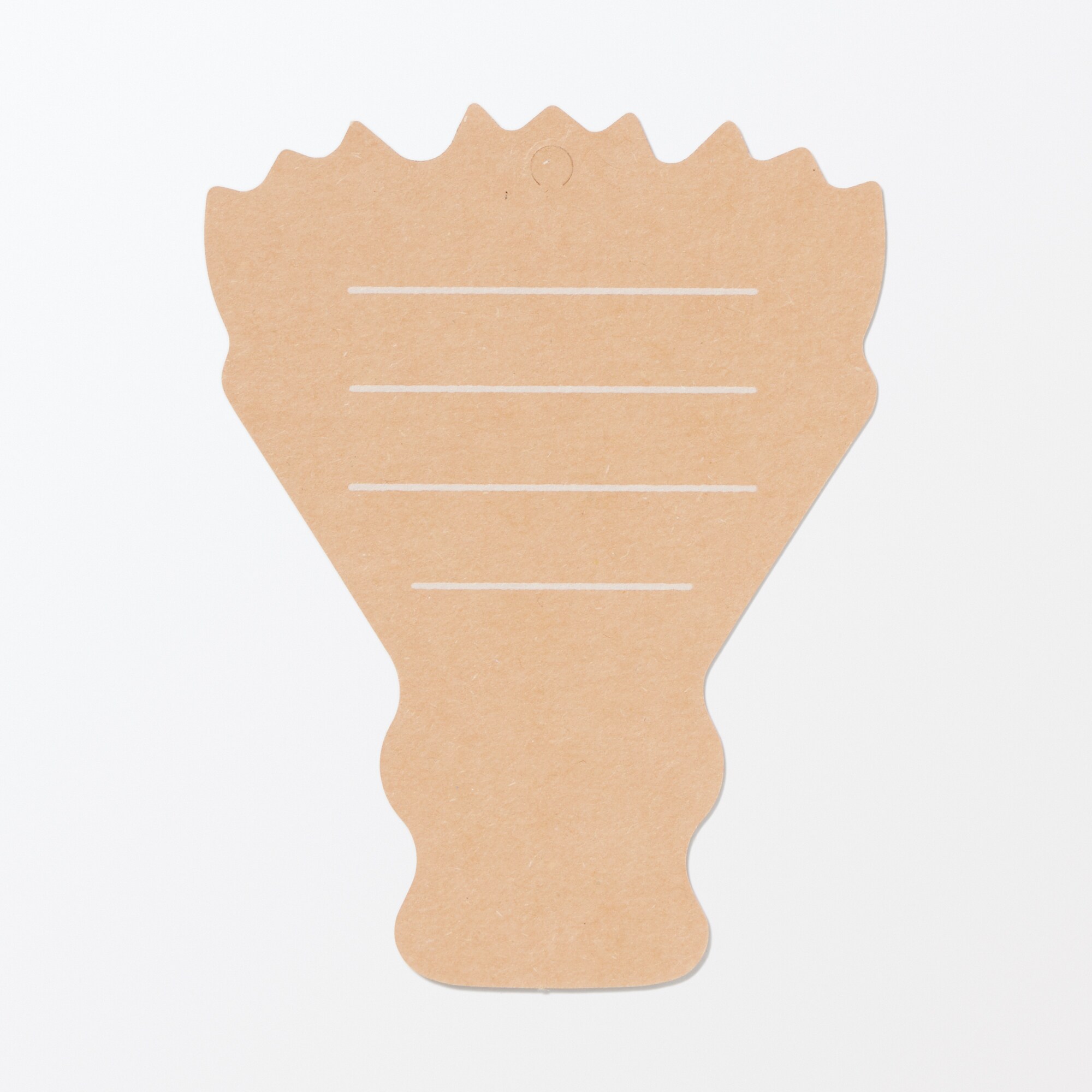 ノートの表紙でできたメッセージカード　ブーケ柄